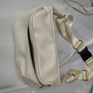 Elegant Cream Waist Bag NWOT